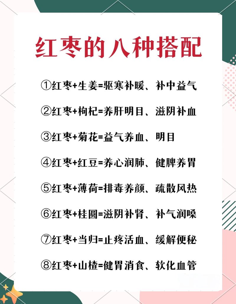 红枣功效
